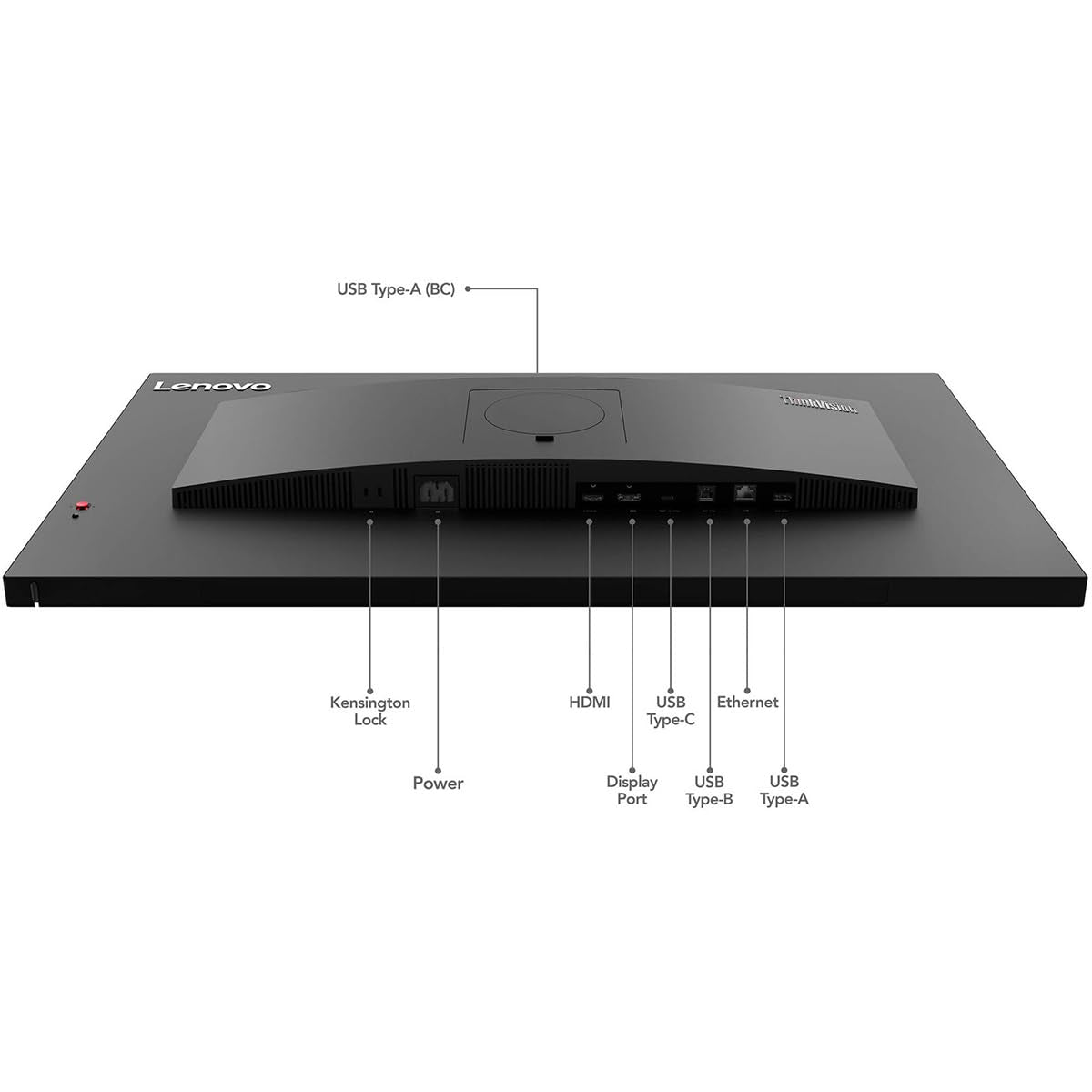 Lenovo ThinkVision T22i-30 21.5 Full HD WLED LCD Monitor - 16:9 - Raven Black
