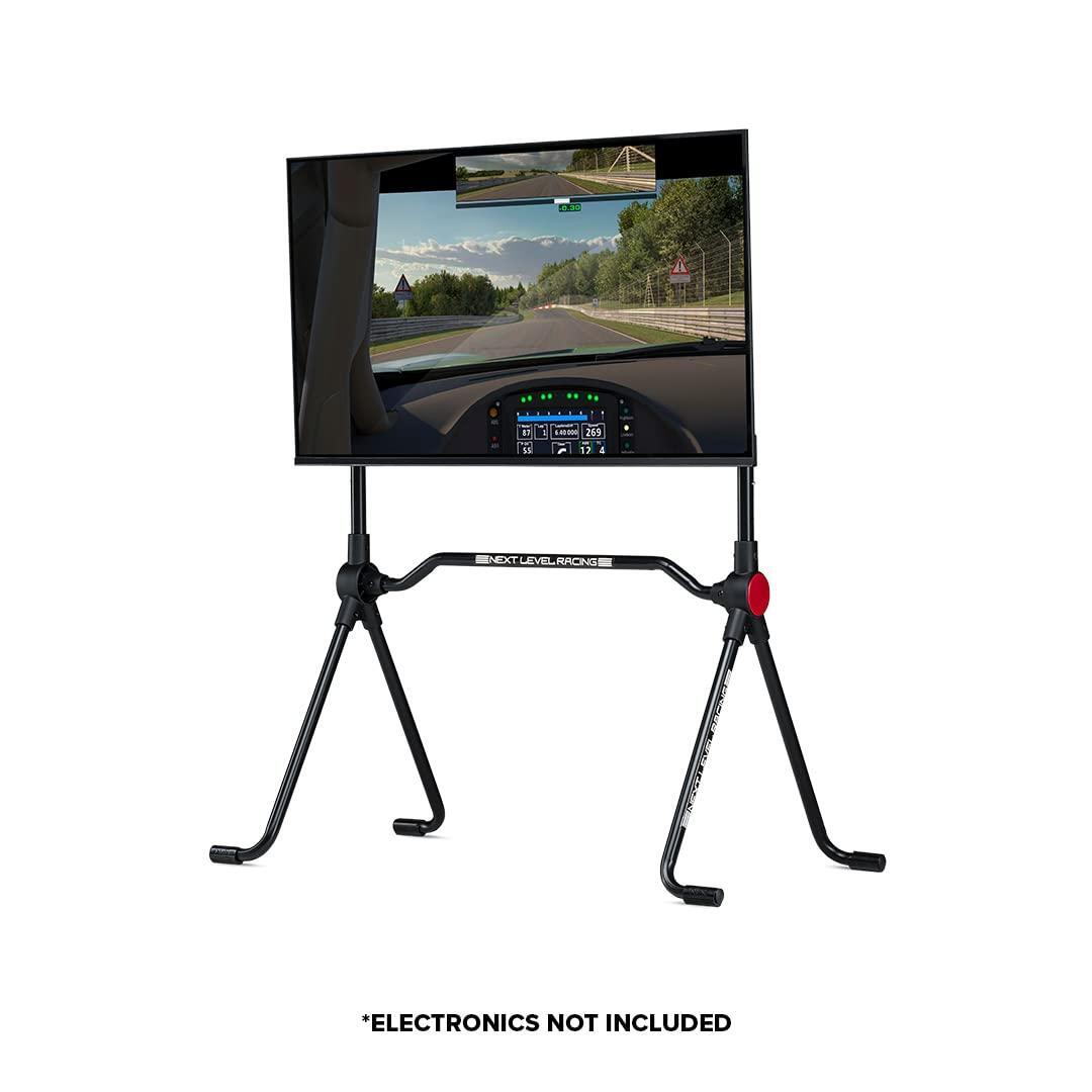 Next Level Racing GT Lite Foldable Simulator Cockpit and Lite Free Standing Monitor Stand - Bundle
