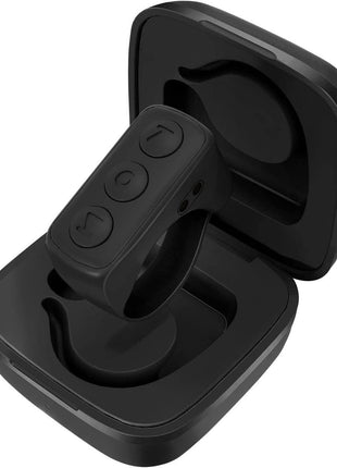 ADZERD Remote Control for TikTok, Page Turner for iPad iPhone, Bluetooth Camera Video Recording Remote, Scrolling Ring for TIK Tok, iPhone, iPad, iOS, Android - Black