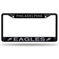 Rico Industries NFL Football Philadelphia Eagles Primary Black Chrome Frame with Plastic Inserts 12