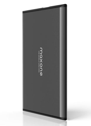 Maxone 1TB Ultra Slim Portable External Hard Drive HDD USB 3.0 Compatible with PC, Laptop, Charcoal Grey