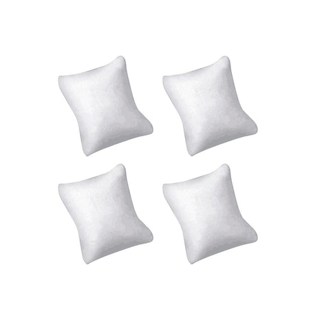 4pc-Velvet Small Bracelet/Watch Pillow Jewelry Displays (White)