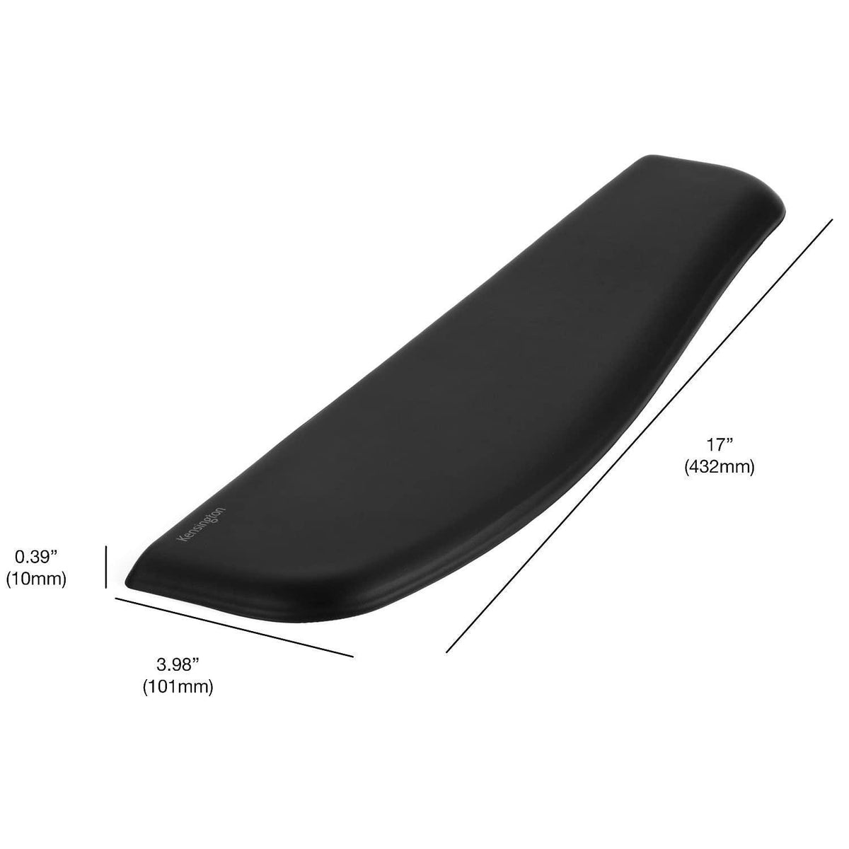Kensington ErgoSoft Wrist Rest for Slim Keyboards, Black (K52800WW)