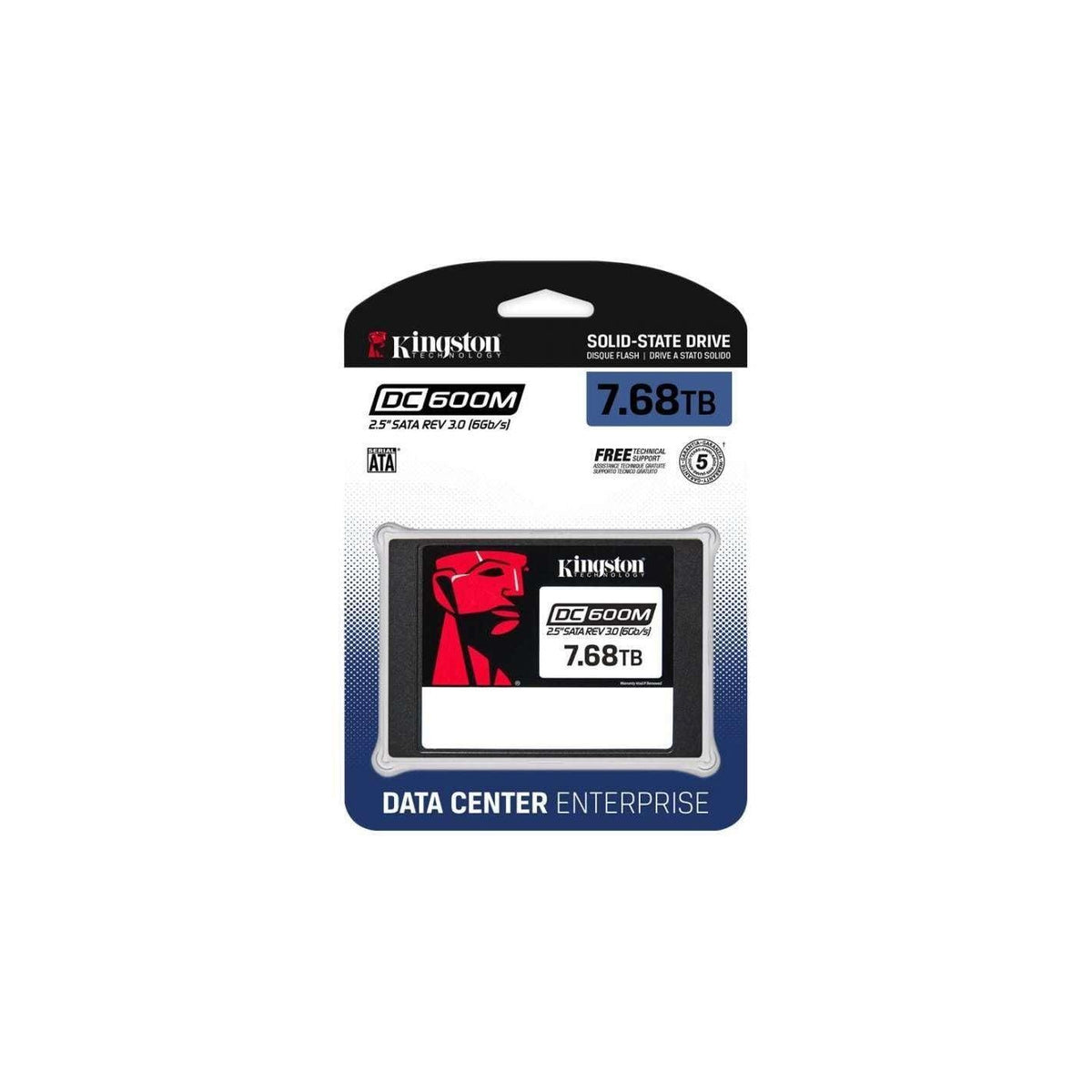 Kingston Technology DC600M 2.5" 7.68 to Series ATA III 3D TLC NAND