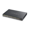 Zyxel 48-Port PoE Gigabit Switch | Smart Managed | 48x PoE+ @375W | 4x SFP | Optional Nebula Cloud | Rackmount [GS1920-48HPV2]