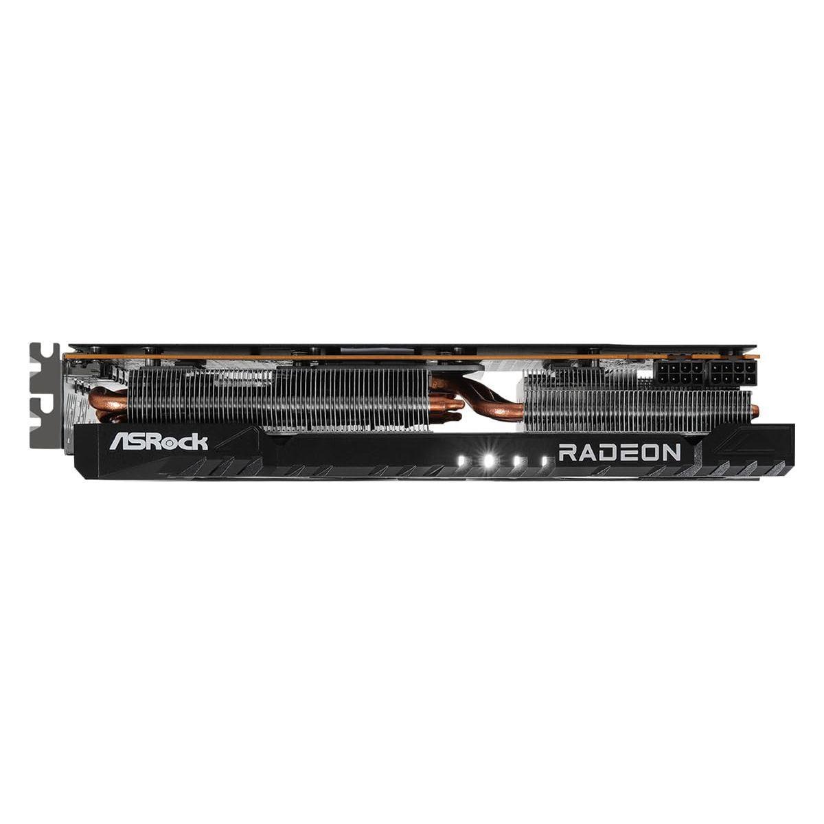 ASRock AMD Radeon RX 7700 XT Challenger 12GB GDDR6 192-bit 0dB Silent Cooling 7680 x 4320 DisplayPort HDMI LED Indicator 18Gbps Dual Fan Graphics Card