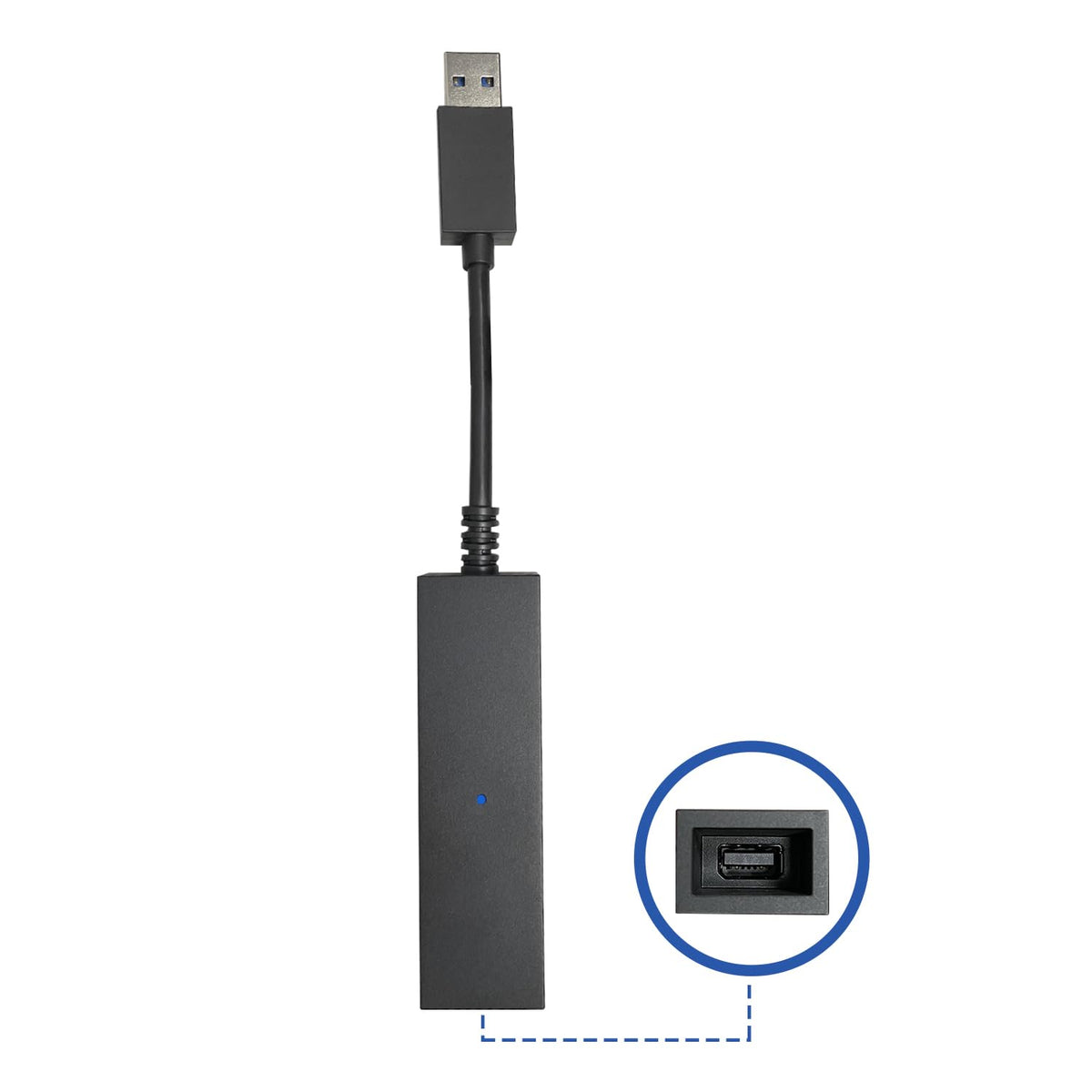 PS4 Camera Adapter for PSVR on PS5 PlayStation 5 Converter Cable for Using PlayStation VR PS VR on PS5 Console