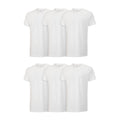 Fruit of the Loom Men's Stay Tucked Crew T-Shirt - Large - White (Pack of 6)