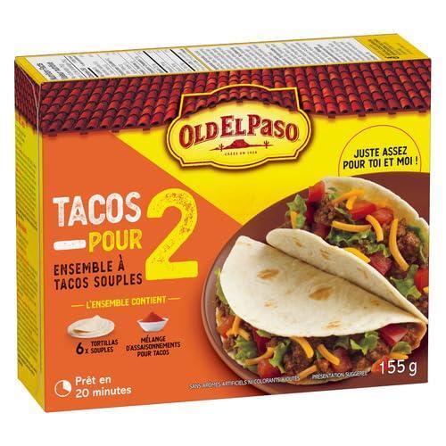Old El Paso Tacos For Two Hard Taco Dinner Kit, 155g/5.5 oz., {Imported from Canada}