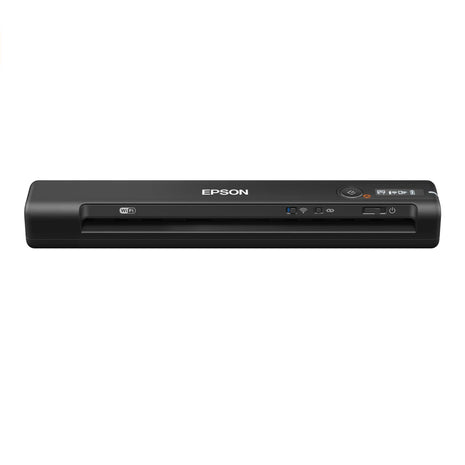 Epson Workforce ES-60W Wireless Compact Mobile Document Scanner | PC Mac iOS Android 4 Second Scan Speed Battery Powered Mobile Sheet-Fed Scanner with OCR Software