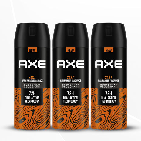 Axe Recharge Long Lasting Deodorant Bodyspray For Men 150 ml, Pack of 3