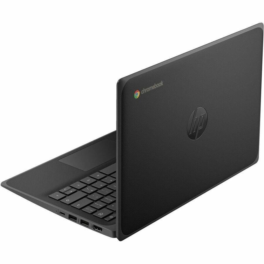 HP Fortis G10 11.6" Chromebook - HD - Intel N-Series N100-8 GB - 64 GB Flash Memory - Jack Black - Intel Chip - 1366 x 768 - ChromeOS - Intel UHD Graphics - IEEE 802.11ax Wireless LAN Standard