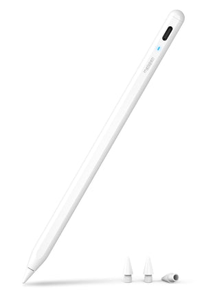 Metapen iPad Pencil A8 Stylus Pen for iPad 2018+ Palm Rejection&Magnetic | Metal Barrel Apple Pencil, USB-C Fast Charging, Reliable Precision & Smooth Writing Pen for iPad 6th-11th Gen Pro Air Mini