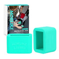 Morlike Silicone Buckle Holder Booster - Fits Most, Not All (Light Blue, 2 Pack)
