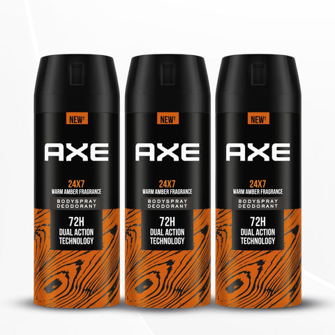 Axe Recharge Long Lasting Deodorant Bodyspray For Men 150 ml, Pack of 3