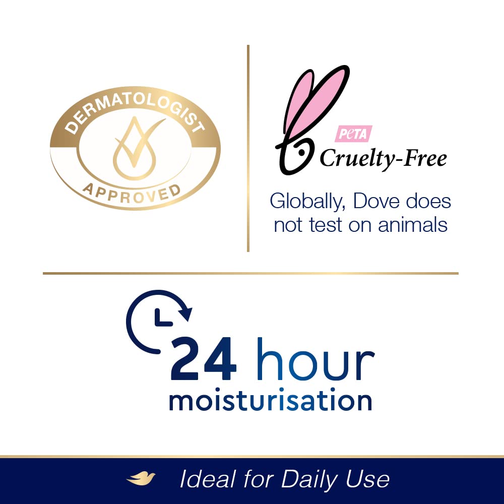 Dove Essential Nourishing Lip Care Balm, 24 hours Hydration, 4.8g (Pack of 2)