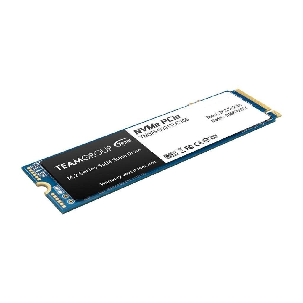 TEAMGROUP NVMe PCIe M.2 2280 Solid State Drive SSD (1TB, Gen3x4 Read 1,800MB/s)