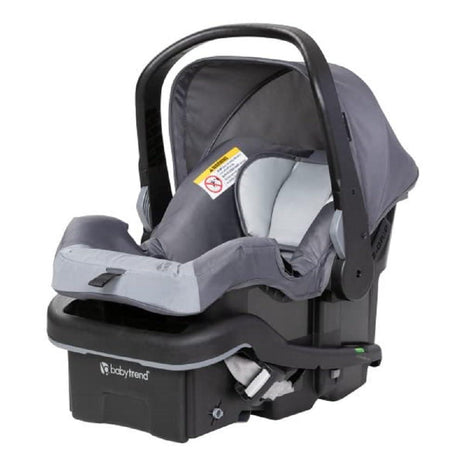Baby Trend EZ-LiftTM Plus Infant Car Seat, Ultra Grey – Newborn Comfort Padding, Lightweight Carry Build, Adjustable Harness System