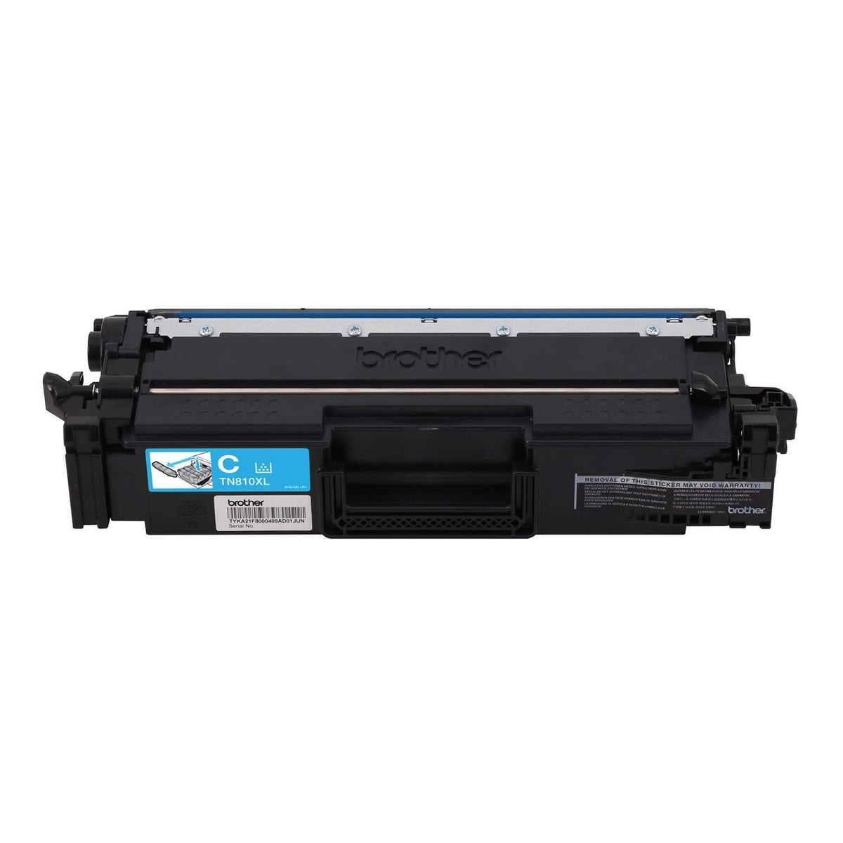 Brother Genuine High Yield Toner Cartridge, TN810XLC, Replacement Cyan Toner, Page Yield Up to 9,000 Pages