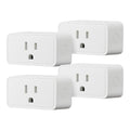 Amazon Basics Smart Plug, Works with Alexa Only, 2.4 GHz Wi-Fi, No Hub Required, 4-Pack, White
