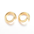 HDSupplies 100 Pieces - 304 Gold Tone Stainless Steel Jump Rings - 6mm - 18 Gauge (1mm Thickness)