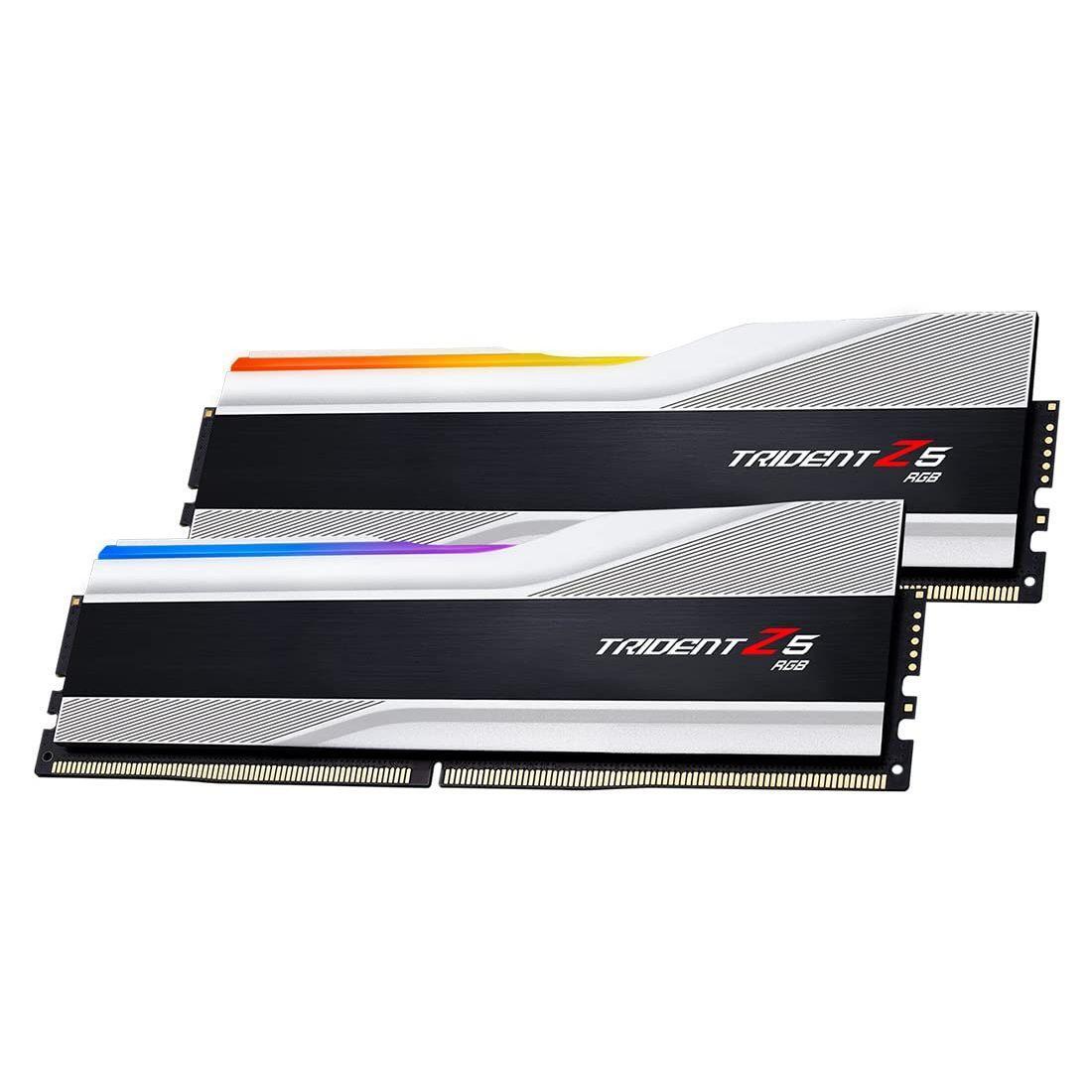 32GB G.Skill DDR5 Trident Z5 RGB 8000MHz CL38 1.45V Dual Channel Kit 2X 16GB Silver