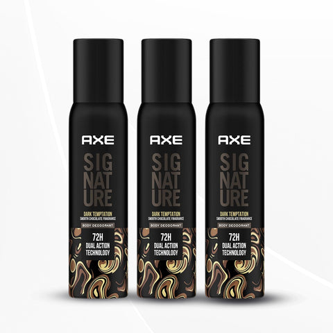 Axe Signature Champion Long Lasting Deodorant No Gas Body Perfume For Men 200ml, Pack of 3