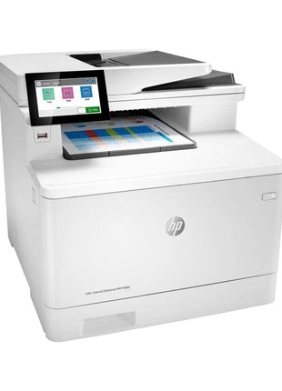 HP Color LaserJet Enterprise M480f Multifunction Duplex Printer, Print, scan, Copy, Fast speeds, Easy Setup, Advanced Security, Best for Small Teams, Ethernet/USB only (3QA55A)