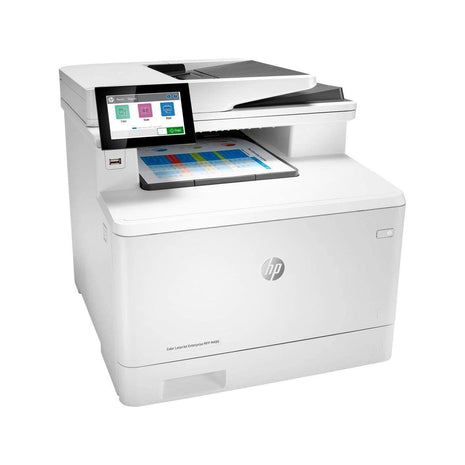 HP Color LaserJet Enterprise M480f Multifunction Duplex Printer, Print, scan, Copy, Fast speeds, Easy Setup, Advanced Security, Best for Small Teams, Ethernet/USB only (3QA55A)
