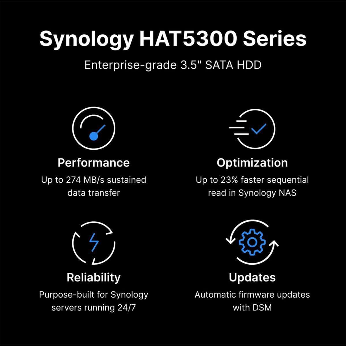 Synology HAT5300 3.5" SATA III Enterprise Hard Drive - 20TB