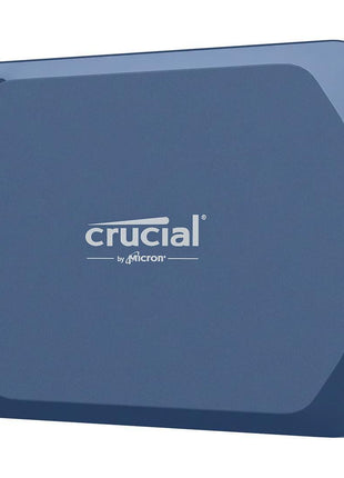 Crucial X10 4TB Portable SSD, Up to 2,100MB/s, USB 3.2 USB-C, External Solid State Drive, Compatible with Windows, Mac & Android, Durable Storage for Games, Photos & Files, Blue - CT4000X10SSD9-02