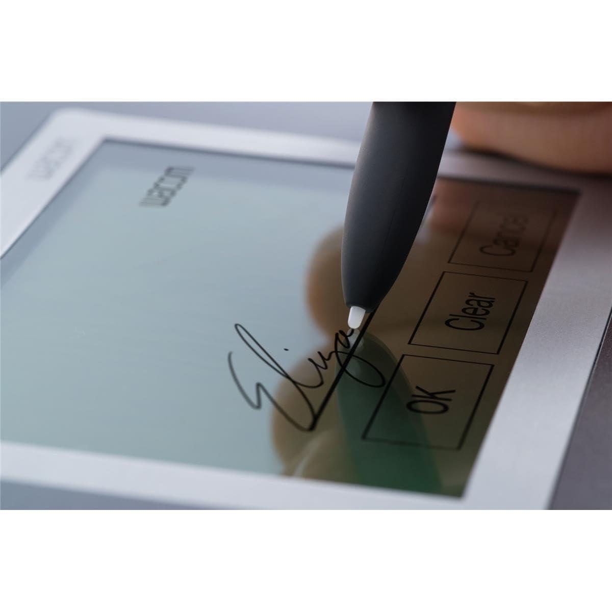 Wacom STU-430 4.5" Monochrome Signature Pad, 2540 lpi, 1024 Pressure Level, Pen,