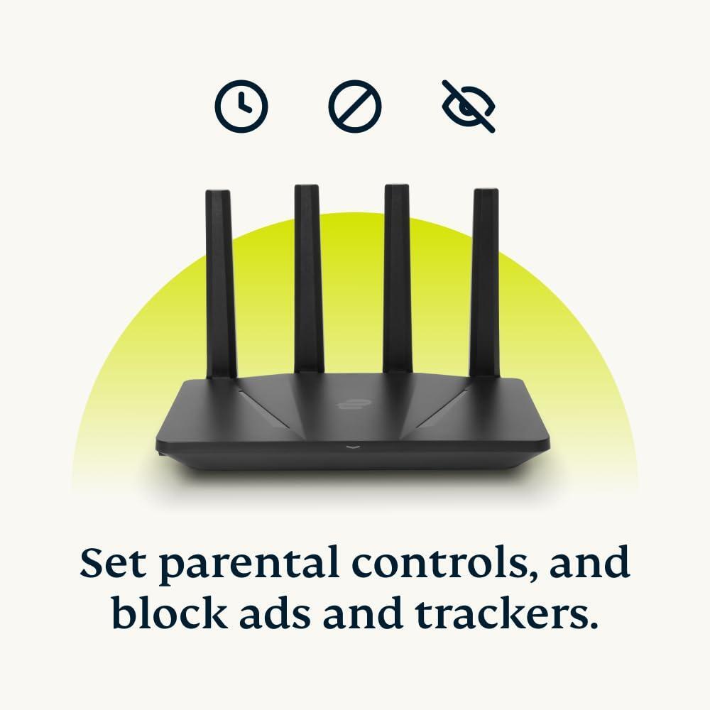 Aircove | Wi-Fi 6 VPN Router for Home | Protect Unlimited Devices | Free 30-Day ExpressVPN Trial | (U.S. & Canada Version)