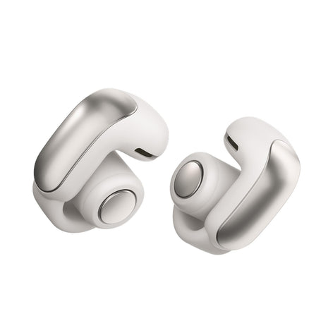 Bose Ultra Open Bluetooth Earbuds, True Wireless Earbuds with OpenAudio for Awareness, Clip On Design for Comfort, Immersive Audio, Up to 48 Hrs of Playtime, White Smoke