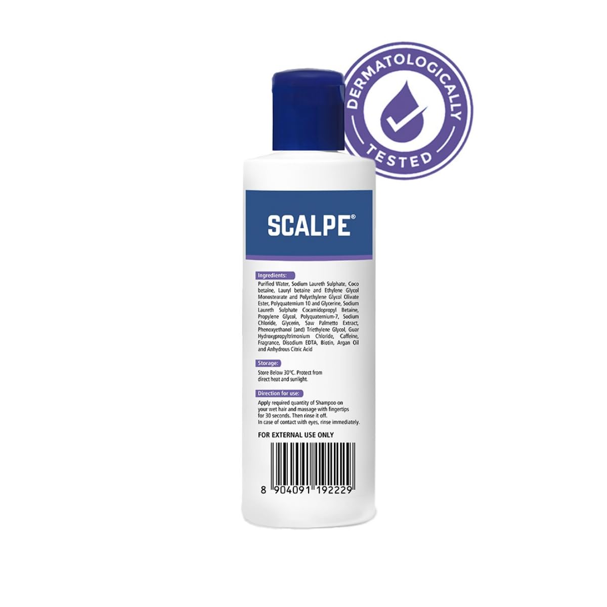 Scalpe Anti Hairfall Shampoo | Prevents hair fall and thinning |Promotes healthy hair | Paraben free shampoo | Best for men and women | 200 ml