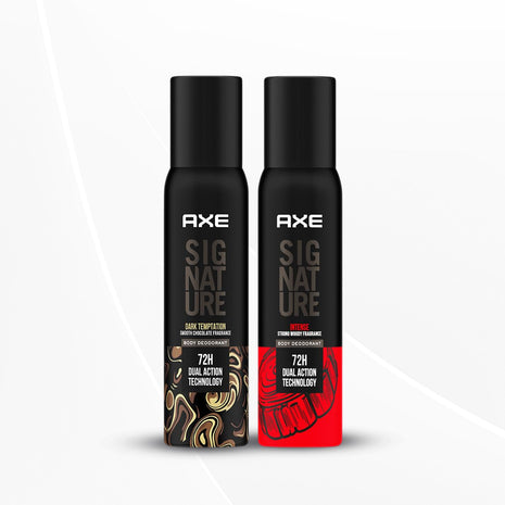 Axe Signature Dark Temptation 200ml, Axe Signature Intense Perfume For Men, 200ml Pack of 2