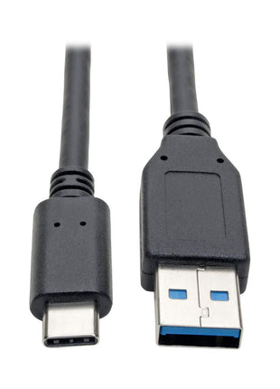 Tripp Lite USB C to USB A Cable, USB 3.1 Gen 1, Male to Male, Black, 6-ft. (U428-006)