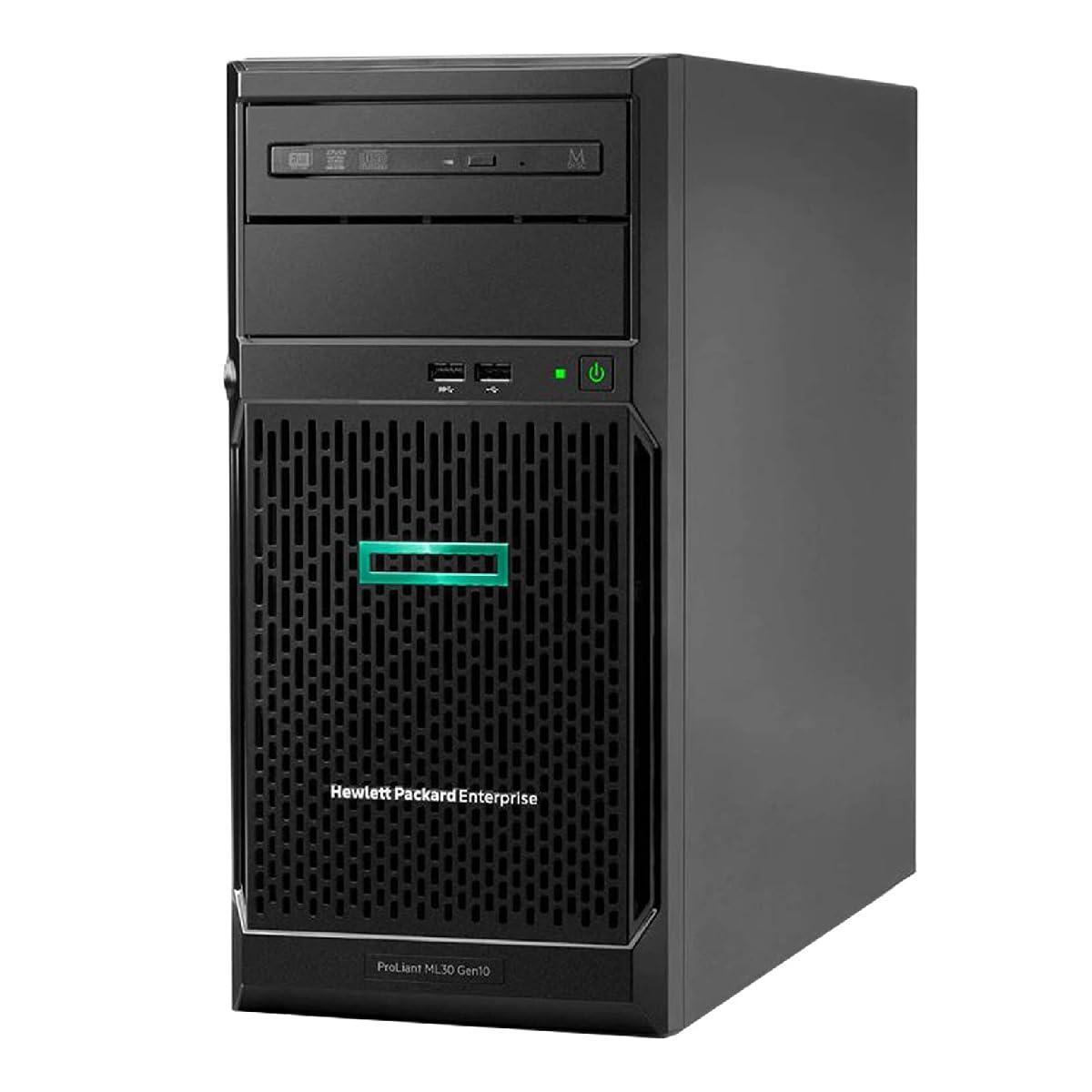 Hewlett Packard Enterprise HPE ProLiant ML30 Gen10 Plus Tower Server, Xeon E-2314 4-Core 2.8GHz, 64GB DDR4 Memory, 4TB SSD Storage, RAID, iLO