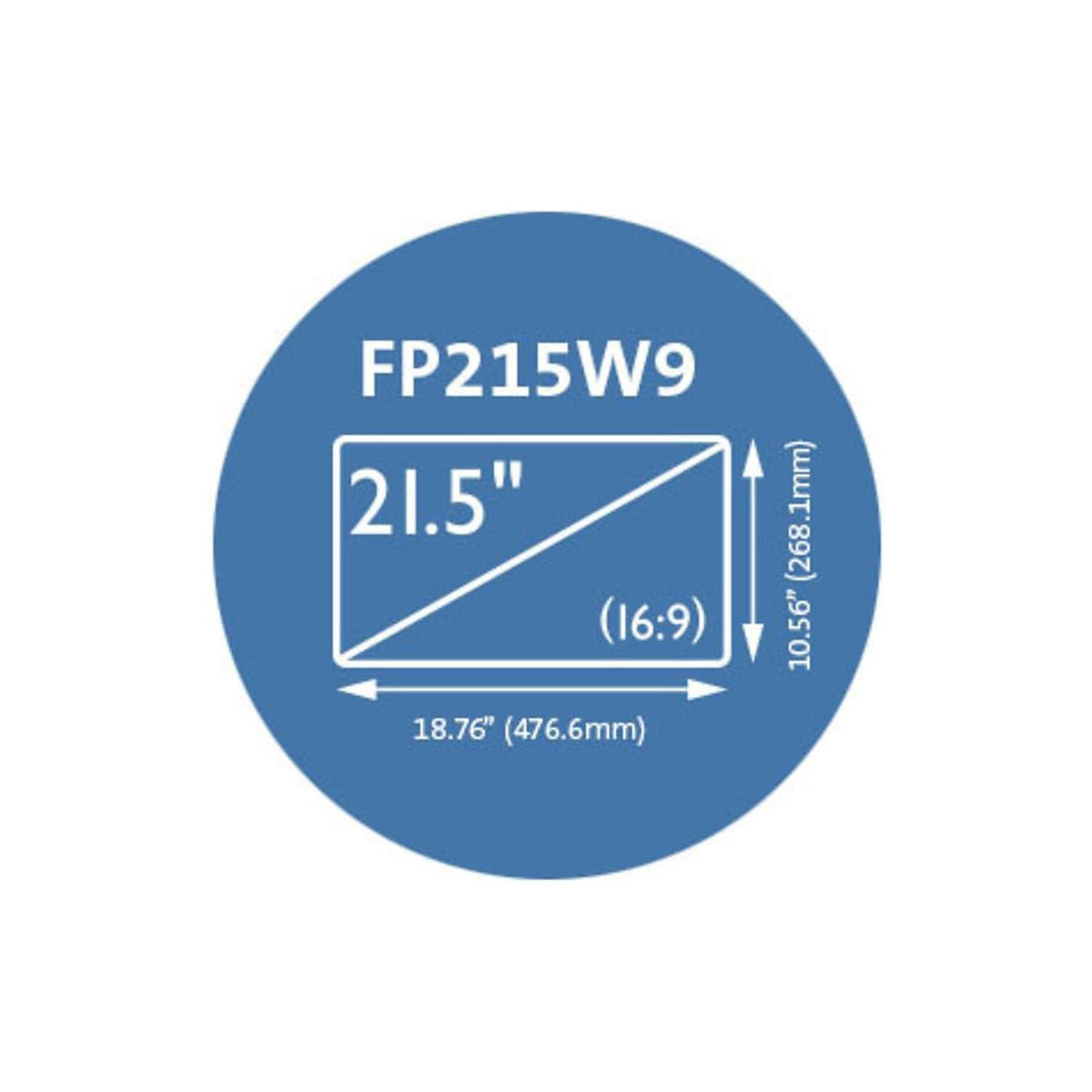 Kensington FP215W Privacy Screen for 21.5-Inch 16:9 Aspect Ratio Widescreen Monitors (K55797WW)