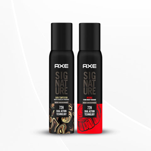 Axe Signature Dark Temptation 200ml, Axe Signature Intense Perfume For Men, 200ml Pack of 2