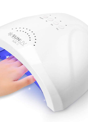 SUNUV UV LED Nail Lamp, Gel Light for Nail Polish UV Dryer with 3 Timers SUNone White