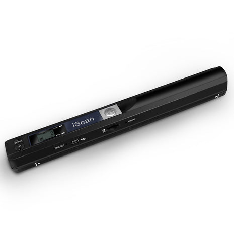 Portable Document Scanner, 900DPI Handheld Scanner Wand for Documents & Receipts, A4 Photo Image Scanner JPG/PDF, Portable Scanner for Laptop, USB 2.0 High Speed Transfer, Supports Micro SD Card