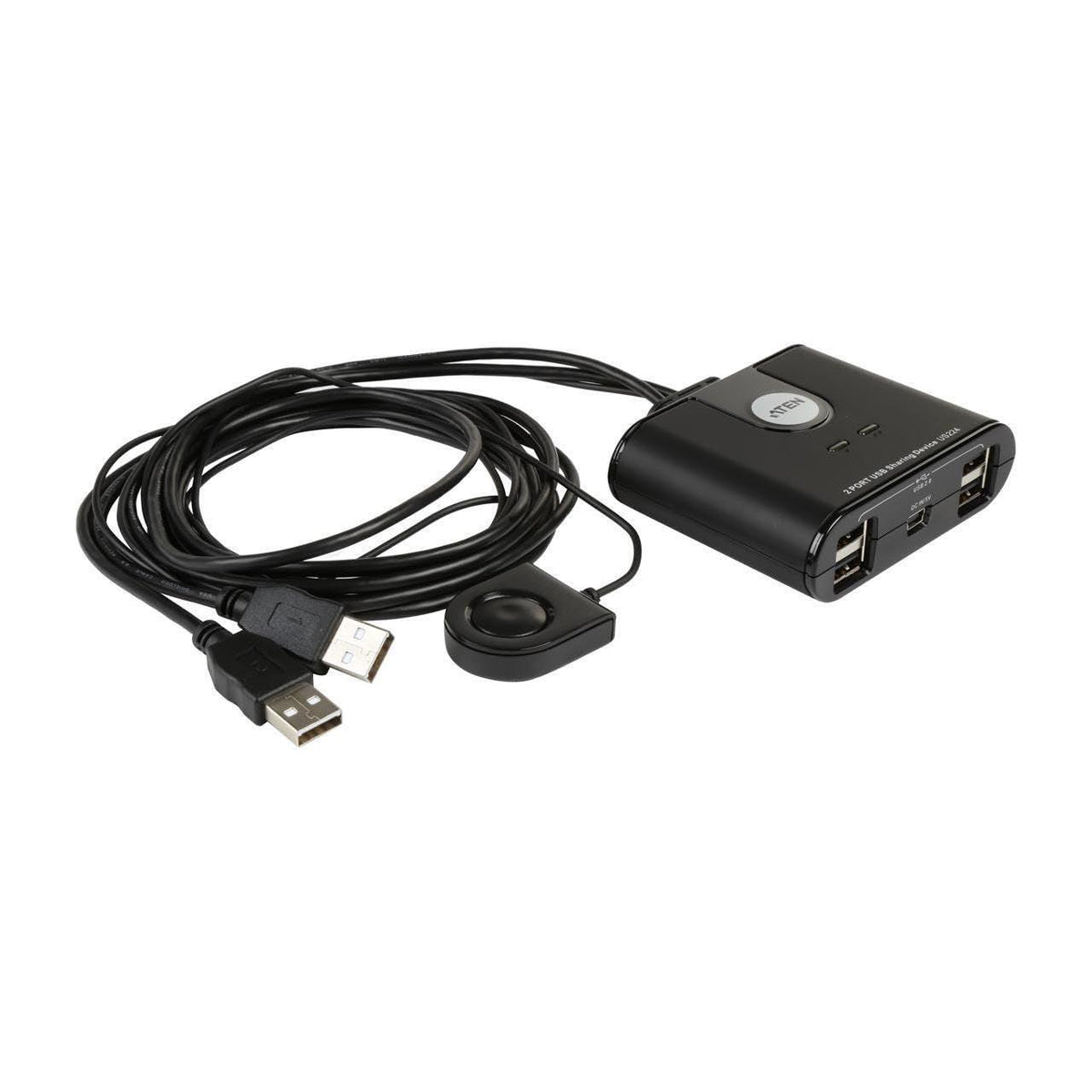 Aten 2-Port USB Peripheral Sharing Device - USB - External - 7 USB Port(s) - 7 USB 2.0 Port(s) - US224