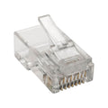 TRIPP LITE 100 Pack Cat6 RJ45 Modular Connector Plug Solid/Stranded RND (N230-100)