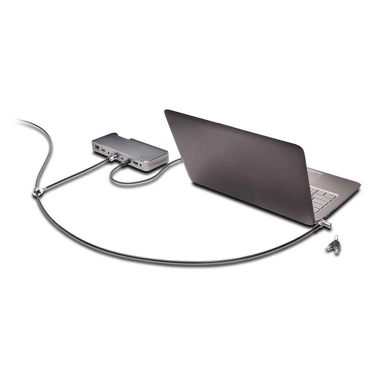 Kensington MicroSaver 2.0 Keyed Twin Cable Lock for Laptops & Other Devices (K65048WW)