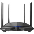 Tenda AC1200 Smart WiFi Router, High Speed Dual Band Wireless Internet Router with Smart APP, 4 x 100 Mbps Fast Ethernet Ports, Supports Guest WiFi, Access Point Mode, IPv6 and Parental Controls(AC6)