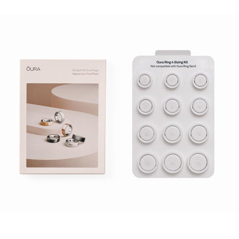 Oura Ring 4 Sizing Kit - Smart Ring Accessory - Before You Buy - Unique Sizing, Not Standard US Sizes - Receive Credit for Purchase - Compatible with Oura App, Android & iOS