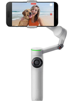 Insta360 Flow 2 Pro Grey- AI-Powered Smartphone Stabilizer, Auto Tracking Phone Gimbal, 200+ App Tracking with Apple DockKit, 3-Axis Stabilization, Built-in Tripod/Selfie Stick, Portable & Foldable