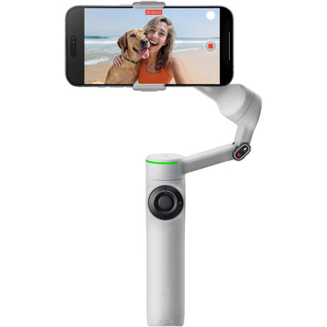 Insta360 Flow 2 Pro Grey- AI-Powered Smartphone Stabilizer, Auto Tracking Phone Gimbal, 200+ App Tracking with Apple DockKit, 3-Axis Stabilization, Built-in Tripod/Selfie Stick, Portable & Foldable