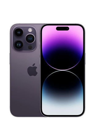 Apple iPhone 14 Pro, 256GB, Deep Purple - Unlocked (Renewed)